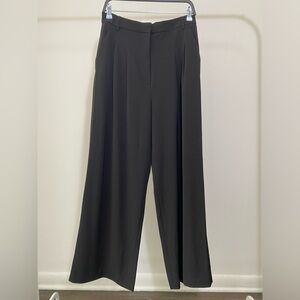 NWT$40 H&M Women's High Waist Wide Leg Pants Black Size10